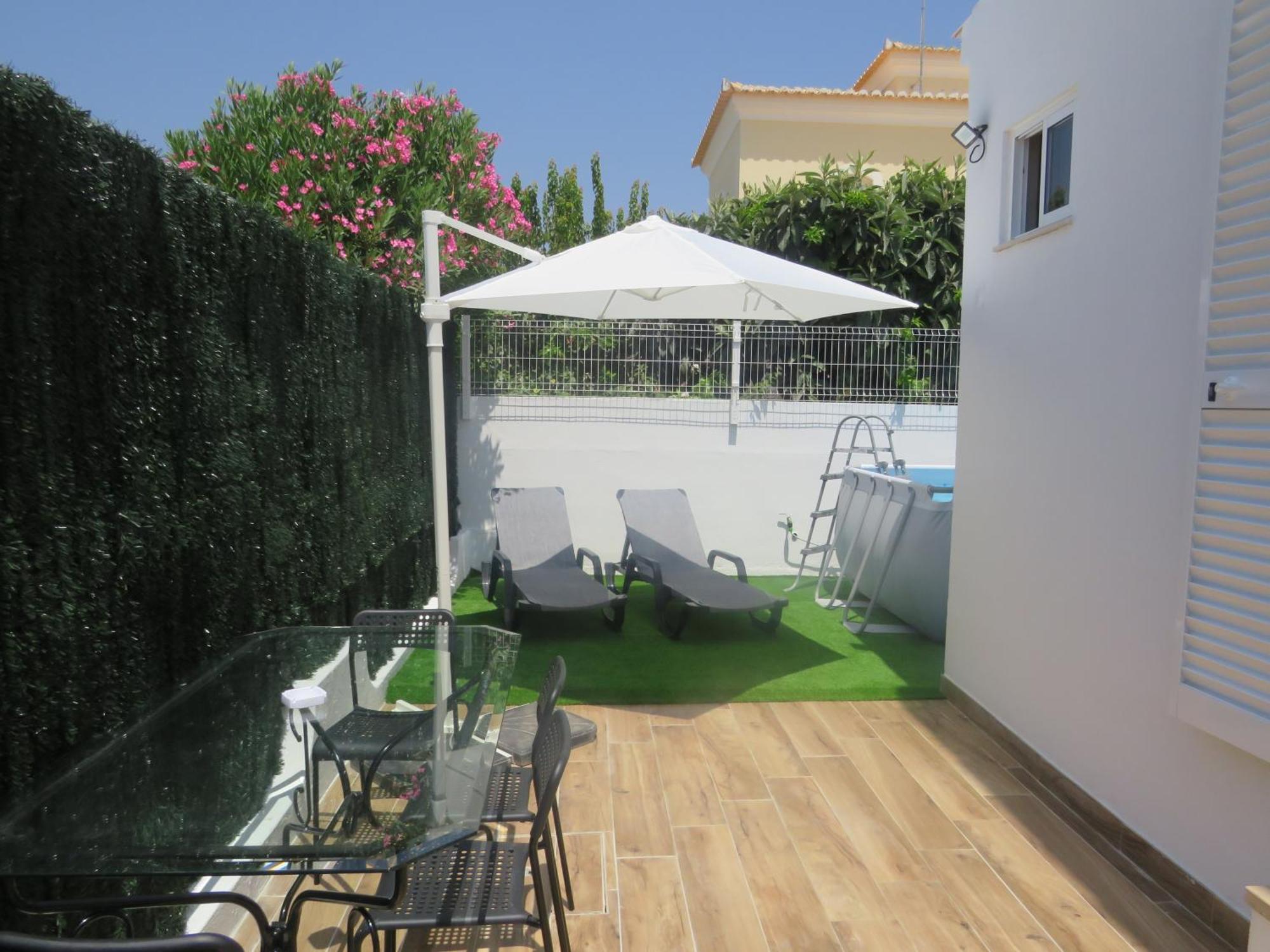 Villa Moradia Geminada V2- Piscina Privada à Quarteira Extérieur photo